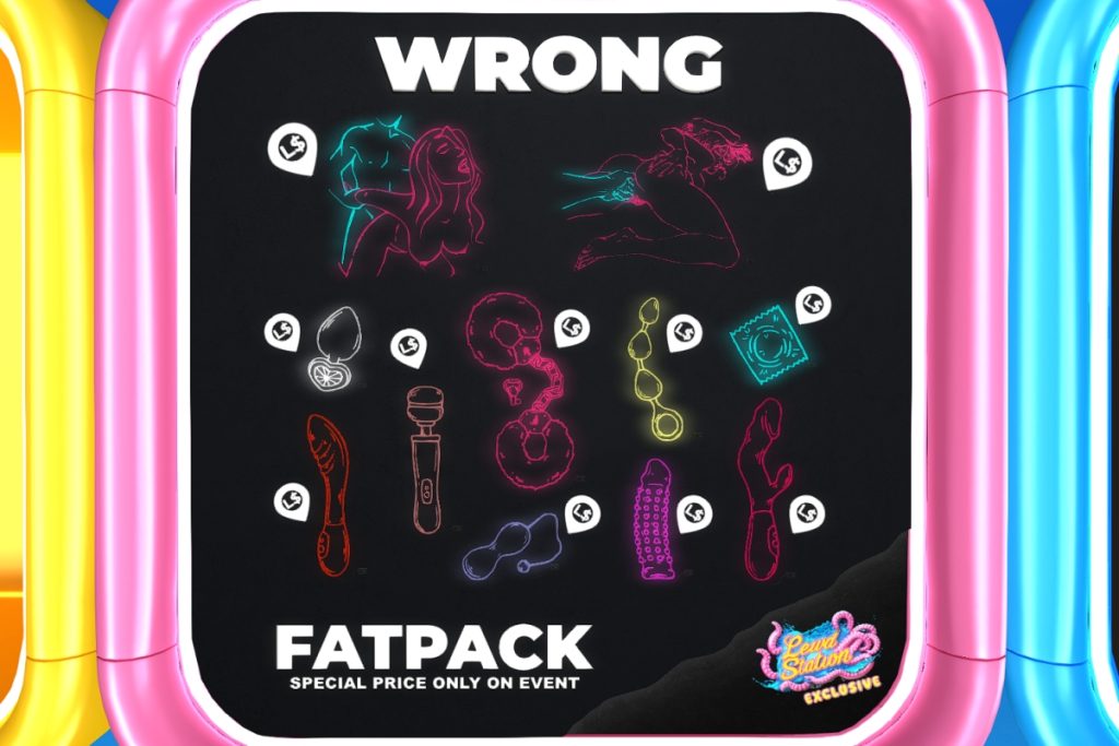 Neon Adult Decor, L$96-L$120 each/L$550 FP