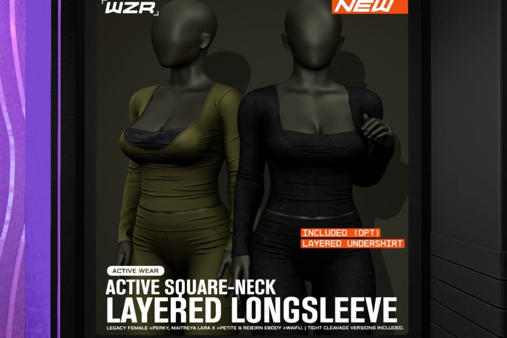 Layered Longsleeve - Legacy/MaitreyaX/Reborn/+mods, L$329 each/L$2149 FP