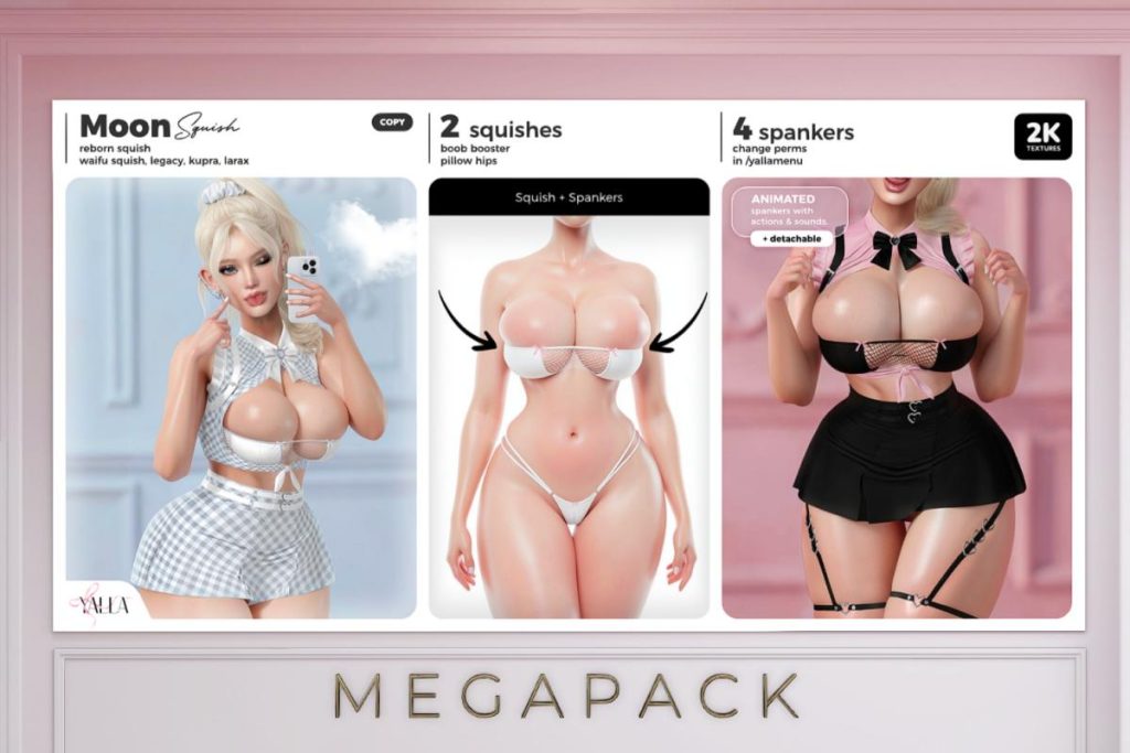 Moon Bra, Top, &amp; Skirt - Inithium/Legacy/MaitreyaX/Reborn/+mods, L$399-L$499 each/L$1999 each FP/L$4999 MP