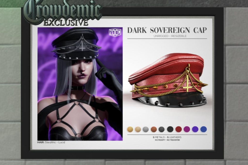 Dark Sovereign Cap, L$199