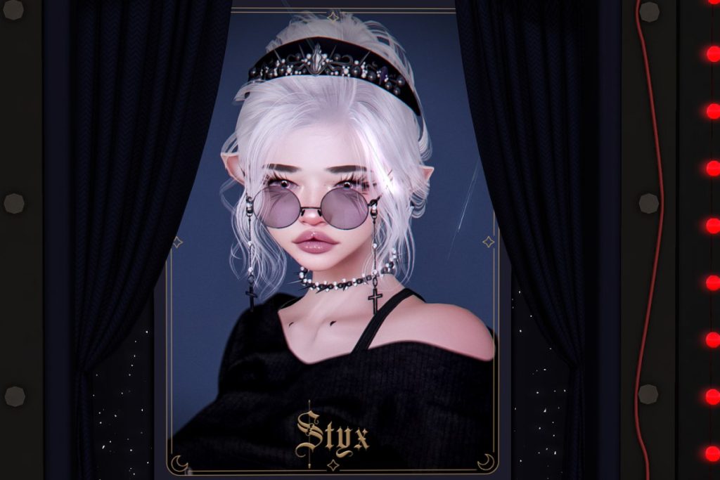 Headdress, Glasses, &amp; Choker, L$350 each
