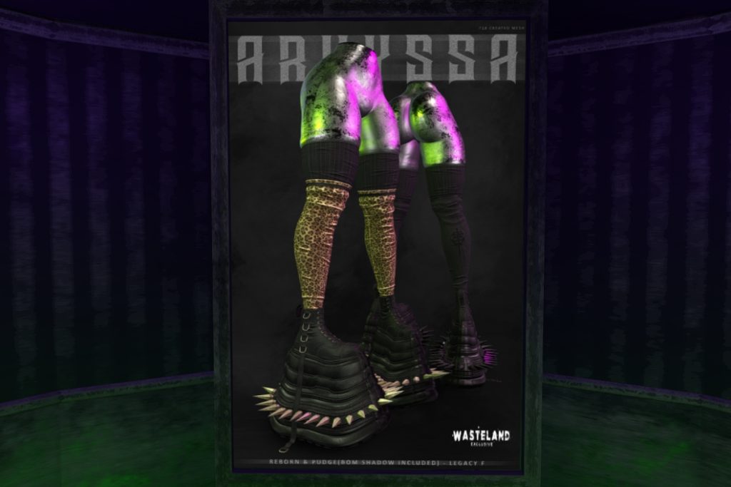 Arvyssa Boots - Legacy/Reborn/+mods, L$349 each/L$1899 FP