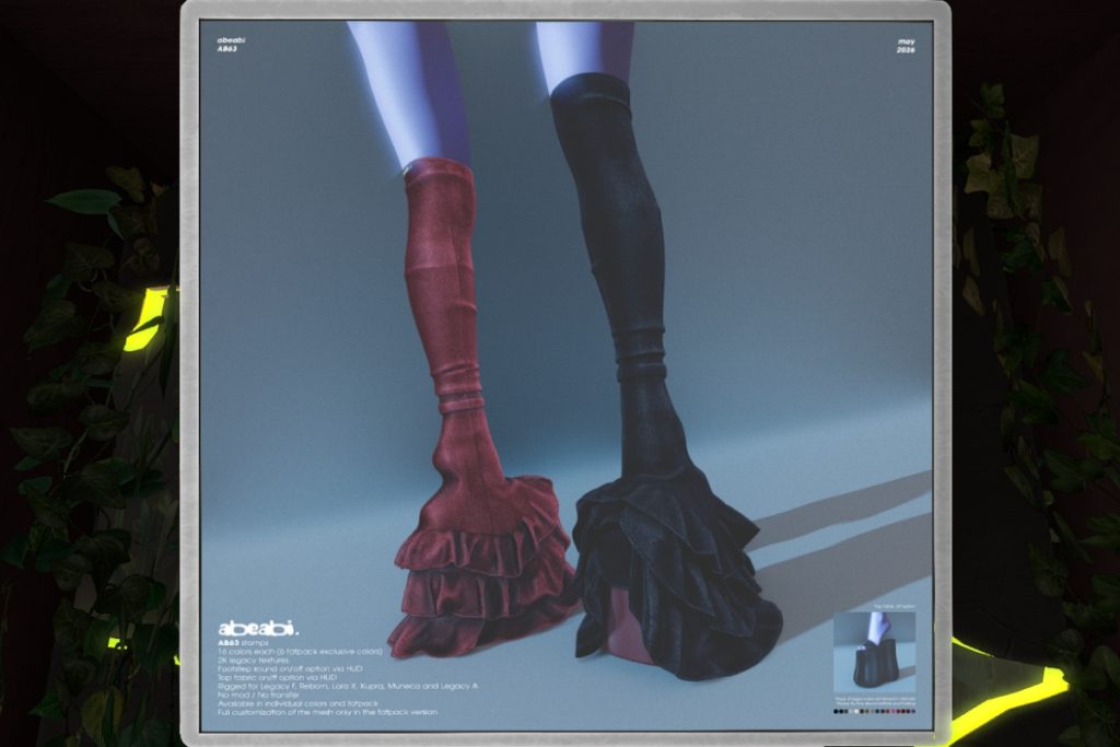 AB63 Shoes - Inithium/Legacy F+M/MaitreyaX/Reborn/Yentements/+mods, L$299 each/L$1299 FP