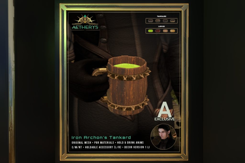 Iron Archon's tankard, L$299