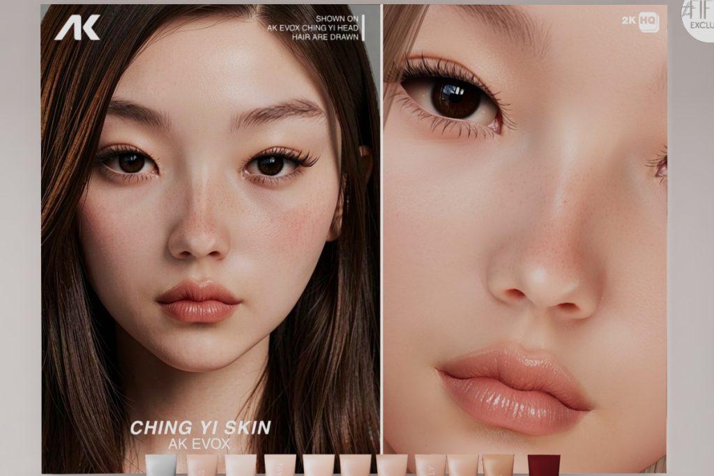 Ching Yi Skin - AkX, L$750 each/L$3500 FP