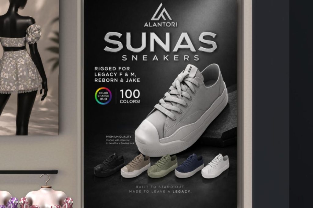 Sunas Sneakers - Legacy, L$999 FP