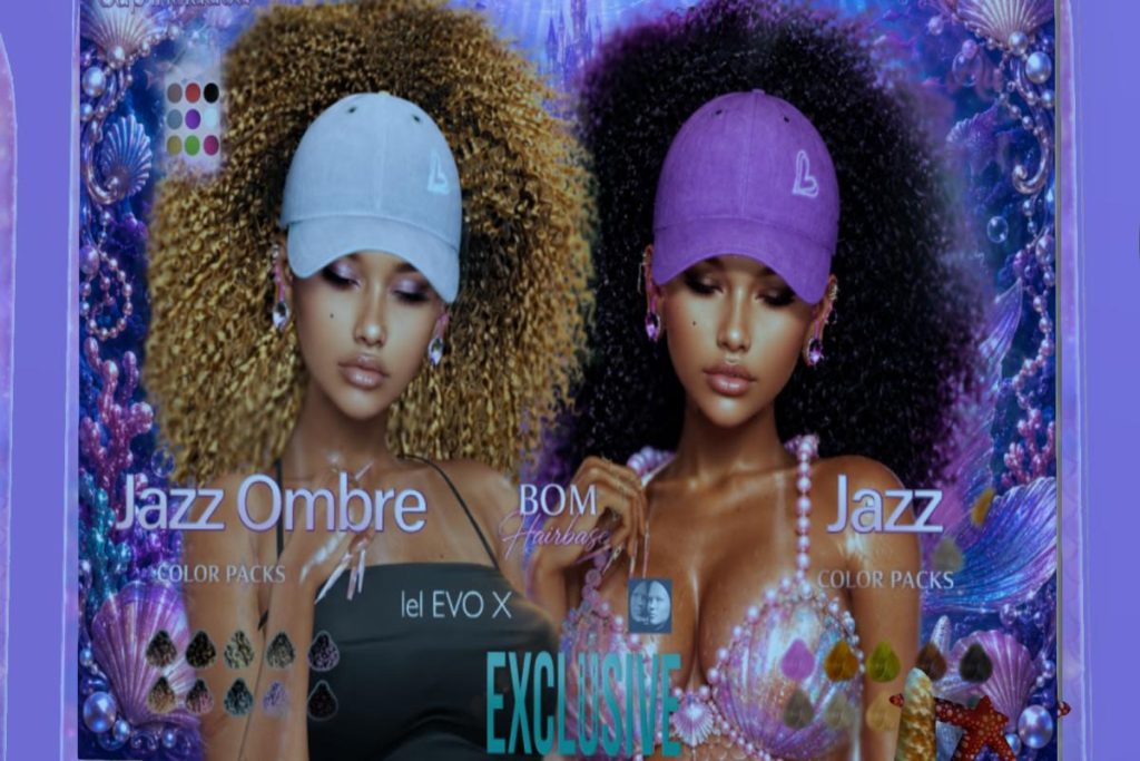 Jazz Hair - EvoX/Genus, L$400-L$450 each