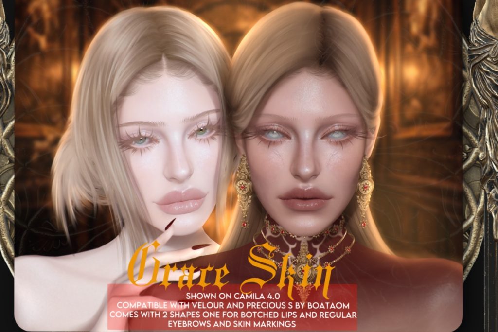 Grace Skin - EvoX, L$799 each/L$1799 FP