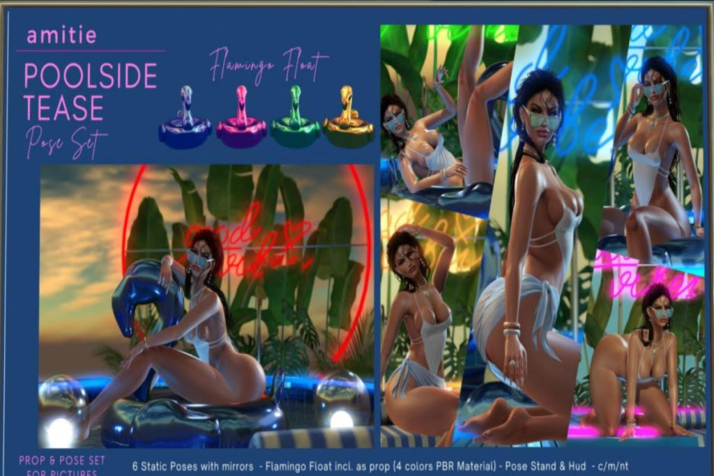 Poolside Tease Poses, L$345