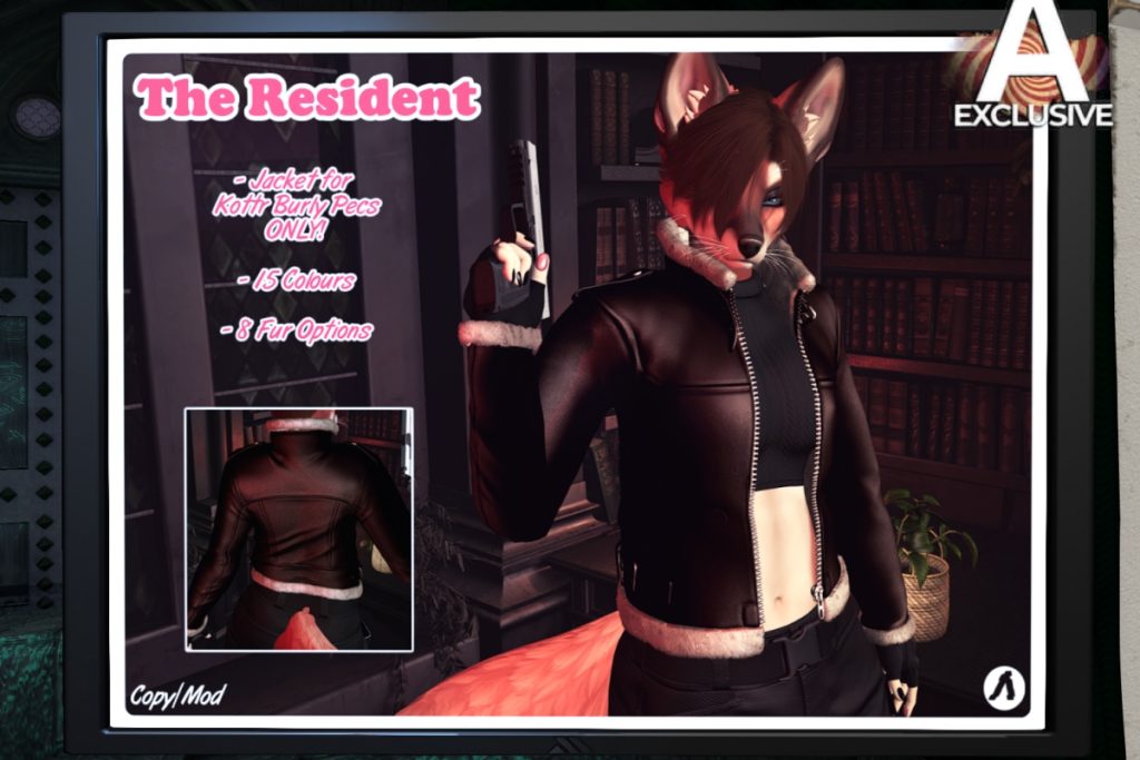 The Resident Jacket - Kottr Burly Pecs, L$600