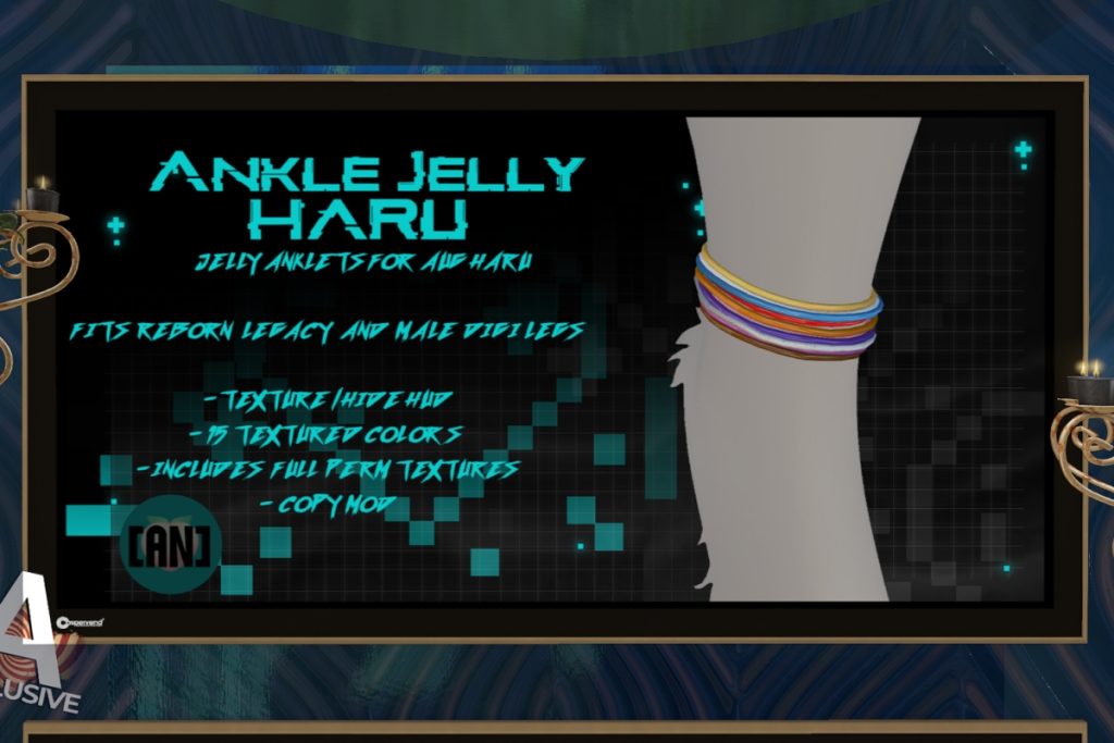 Ankle Jelly Haru - Legacy F+M/Reborn/+mods, L$300