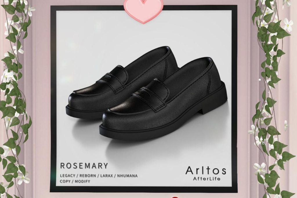 Rosemary Shoes - Legacy/MaitreyaX/Nhumana/Reborn, L$199 each/L$479 FP
