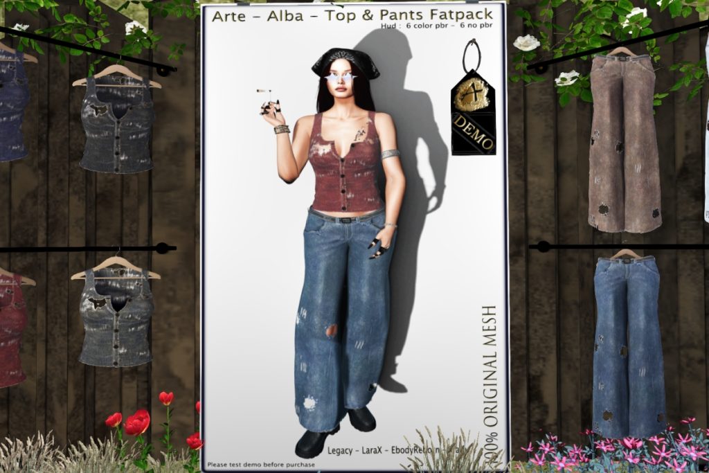 Alba Top &amp; Pants - Legacy/MaitreyaX/Reborn, L$275 each/L$990 each FP/L$1450 MP