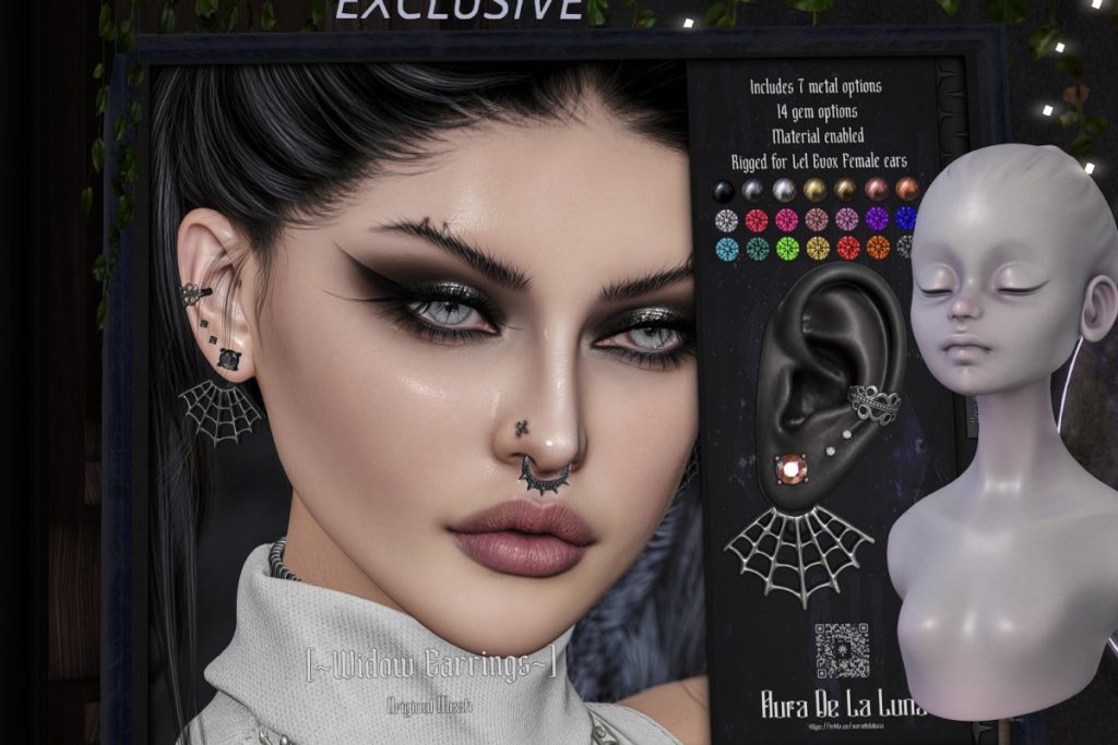 Widow Earrings - Evo X, L$350