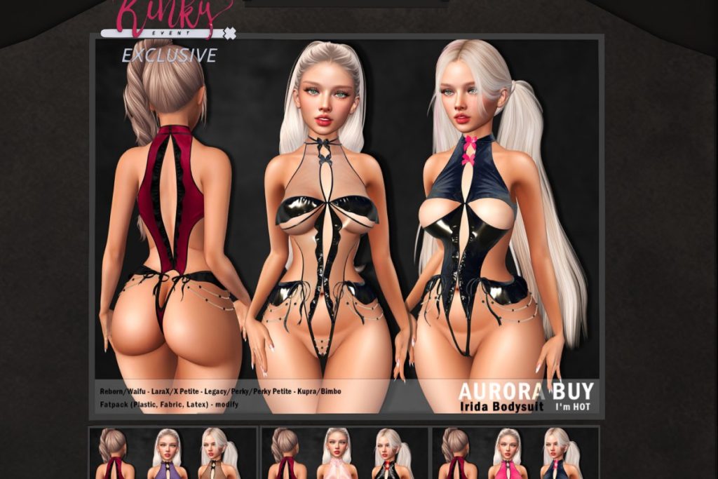 Irida Bodysuit - Inithium/Legacy/MaitreyaX/Reborn/+mods, L$699 each/L$1299 FP