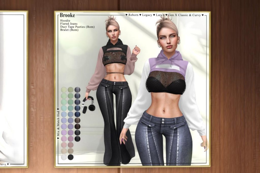 Brooke Outfit - GenX/Legacy/MaitreyaX/Reborn, L$375