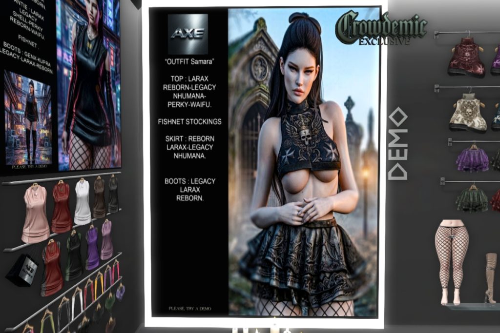 Samara Outfit - See Ad for Fits, L$150-L$170 each/L$799-L$899 each FP