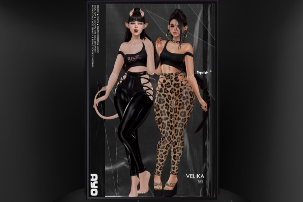 Velika Croc Top and Leggings - Reborn/+mods, L$199-L$249 each/L$699-L$899 each FP