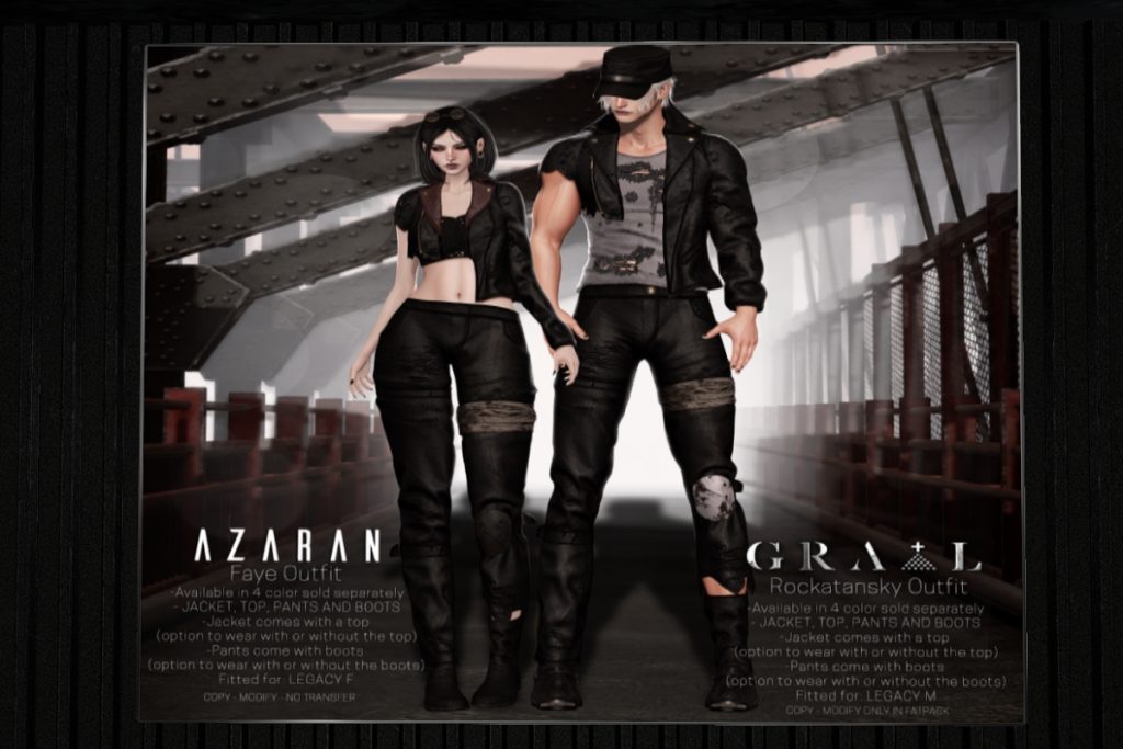 Faye Outfit - Legacy, L$299 each/L$1190 each FP