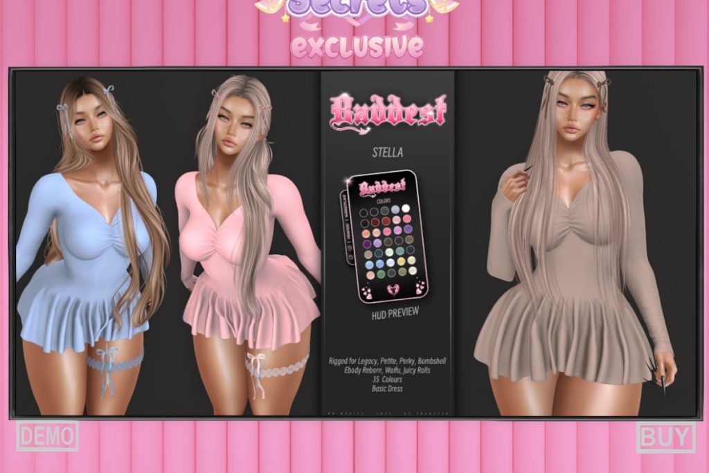 Stella Dress - Legacy/MaitreyaX/Reborn/+mods, L$399