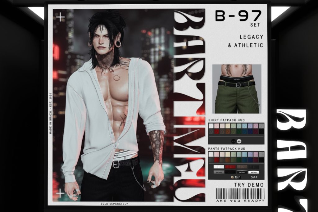 B-97 Shirt &amp; Pants - Legacy/+mods, L$350 each/L$2500 each FP/L$3999 MP