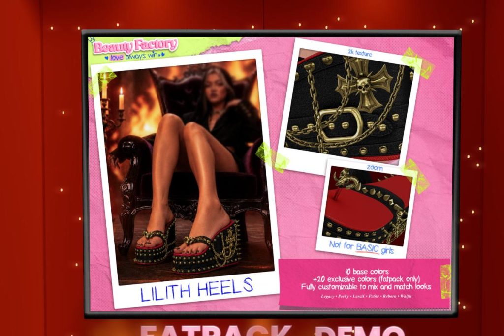 Lilith Heels - L$309 each/L$1999 FP