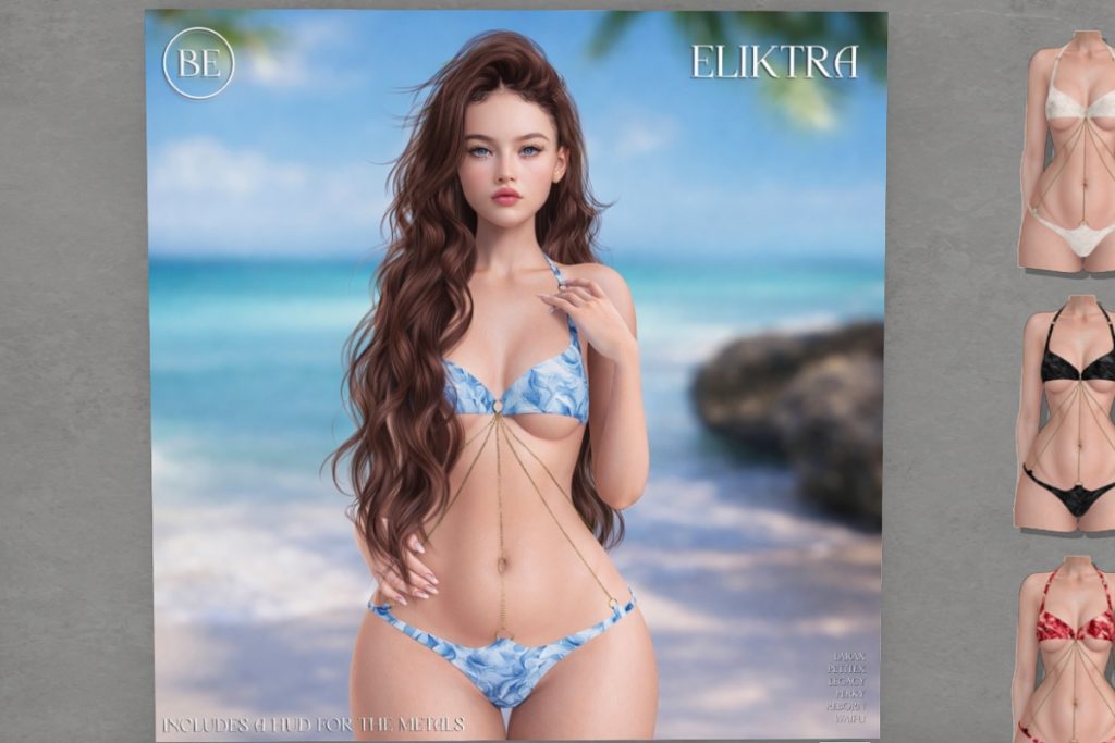 Eliktra Bikini - Legacy/MaitreyaX/Reborn/+mods, L$249 each/L$990 FP