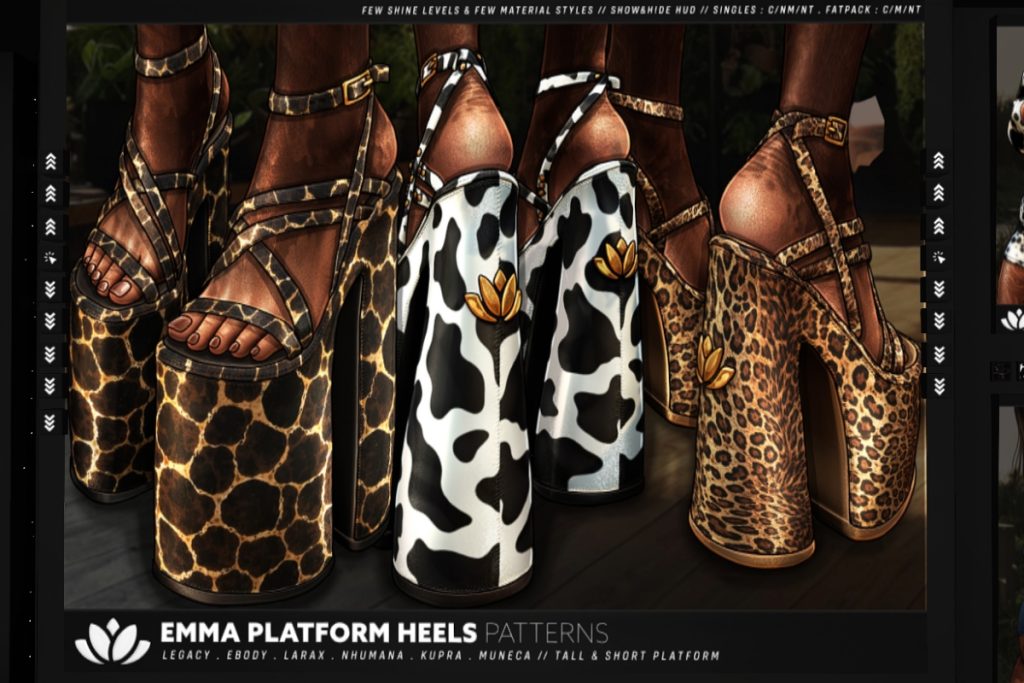 Emma Platforms - Inithium/Legacy/MaitreyaX/Nhumana/Reborn/Yentements/+mods, L$255 each/L$1115 each FP