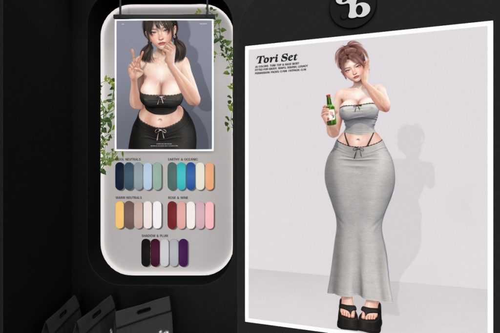 Tori Set - Legacy/Reborn/+mods, L$600 each/L$1650 FP