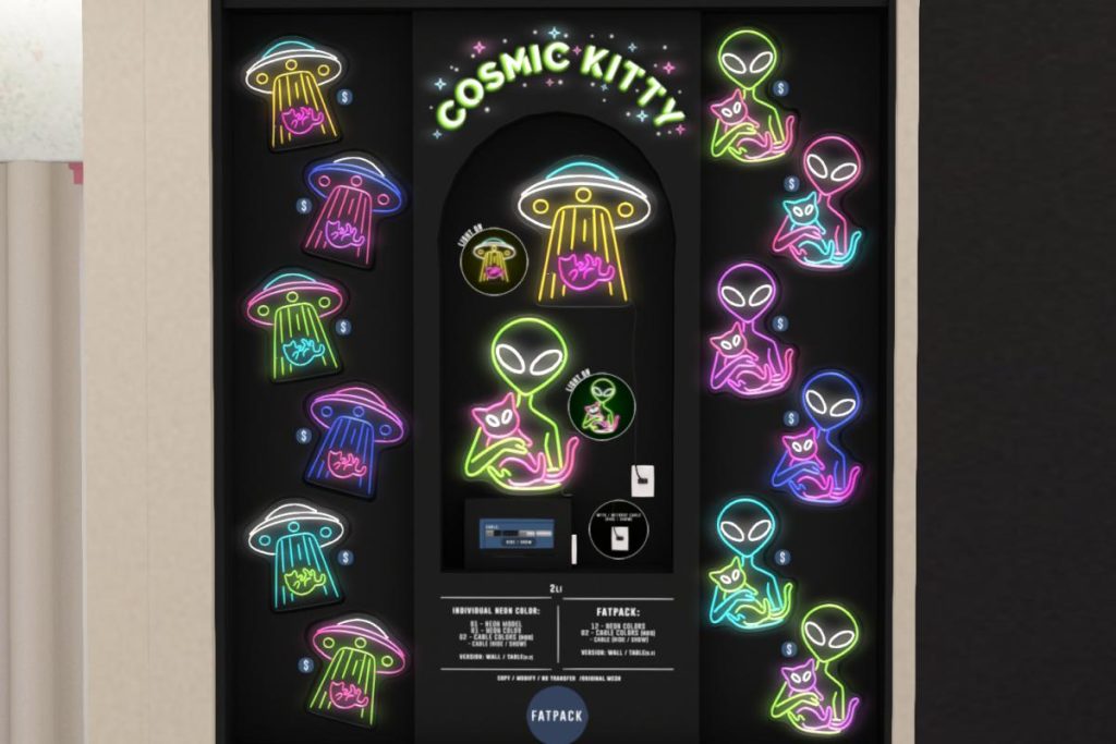 Cosmic Kitty, L$188 each/L$488 FP