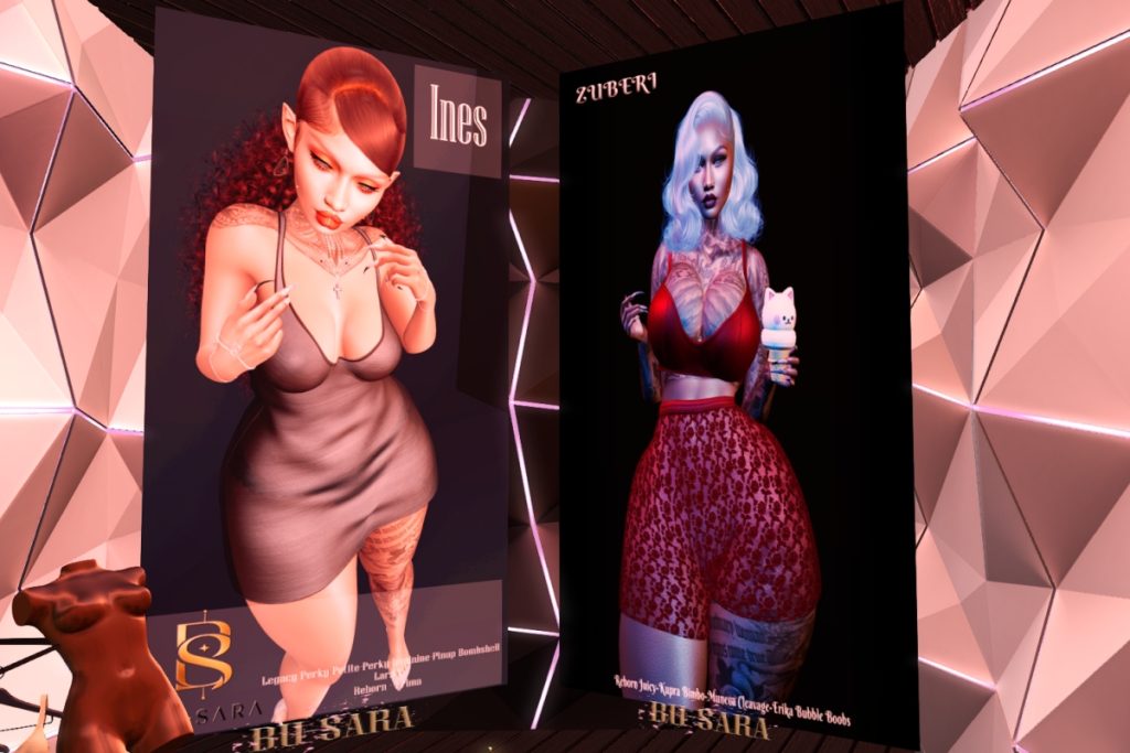 Ines &amp; Zuberi - See Ad For Fits, L$299-L$599 each