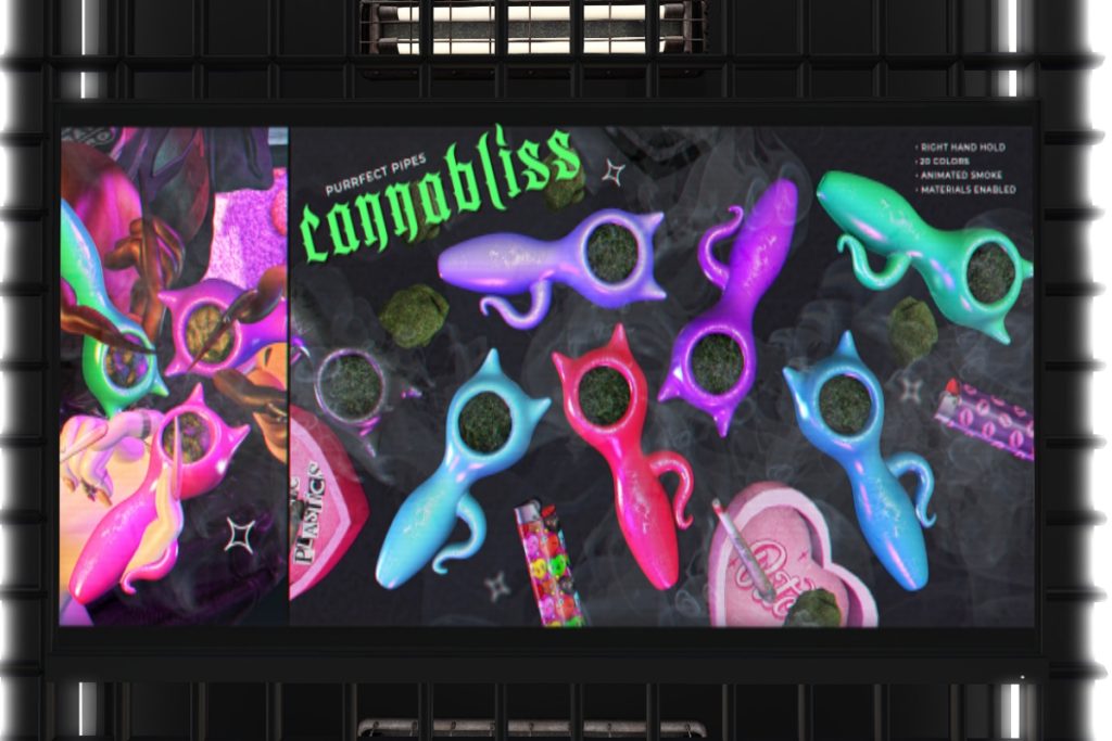 Purrfect Pipes Holdable, L$350