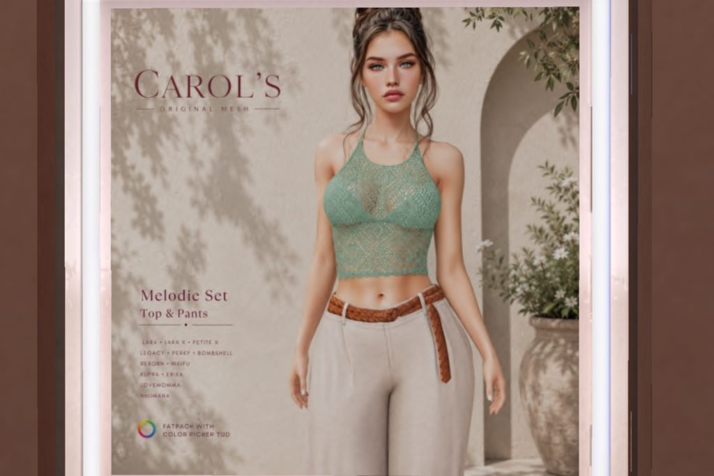 Melody Set - See Ad for Fits, L$240 each/each L$950 FP/L$1599 MP