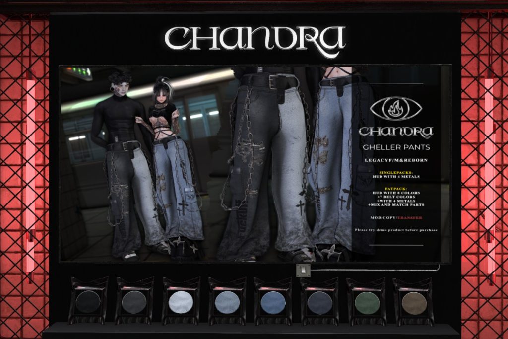Gheller Pants - Legacy M+F/Reborn, L$250 each/L$1500 FP