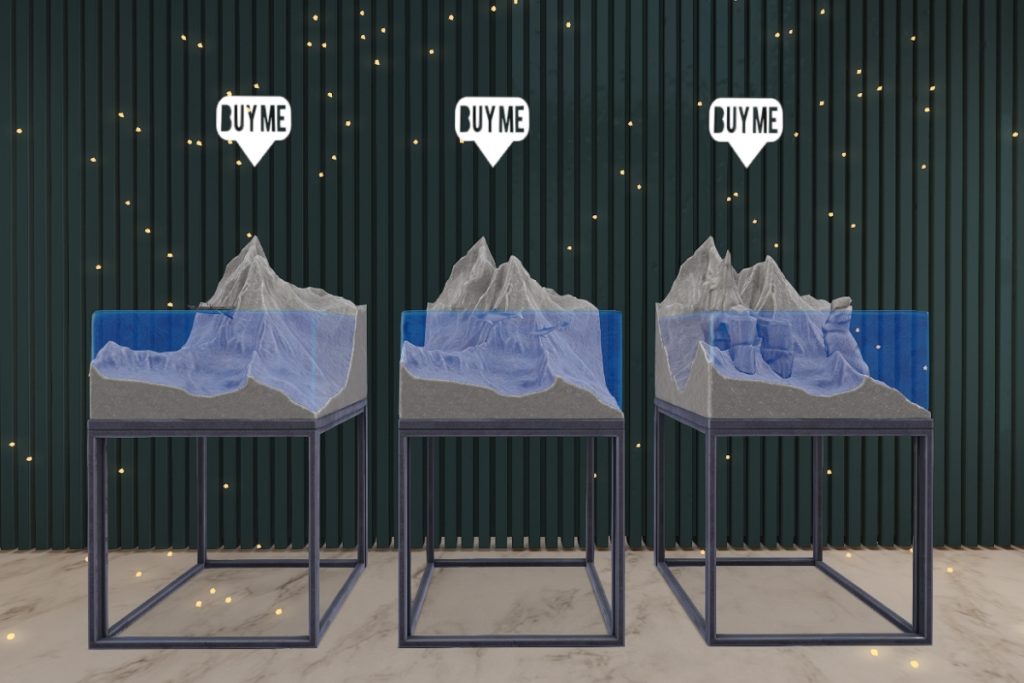 By the Sea Tables, L$225 each