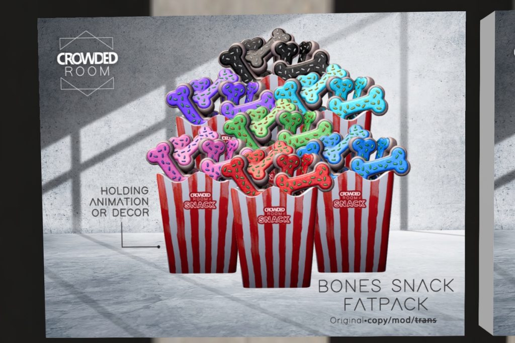 Bone Snack, L$249 each/L$990 FP