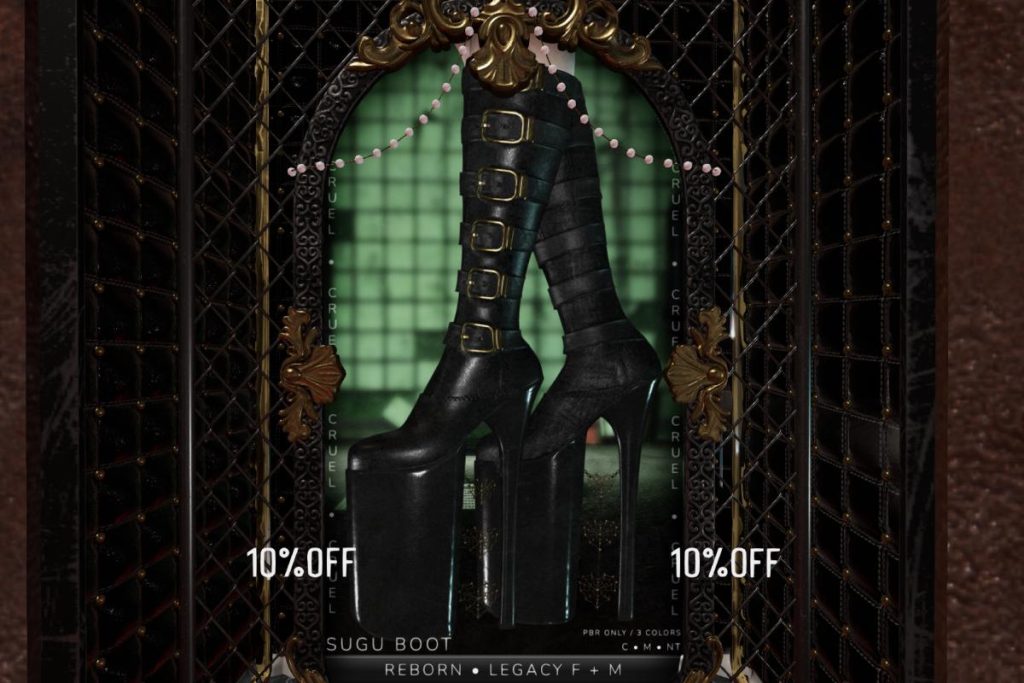 Sugu Boots - Legacy F+M/Reborn, L$270