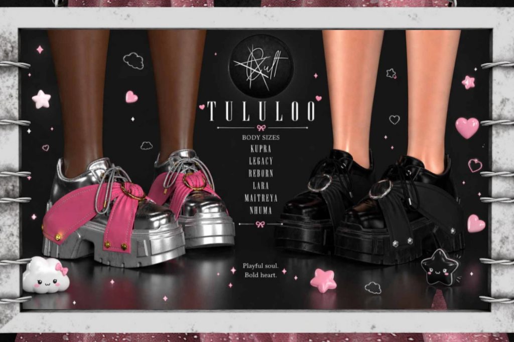Tululoo Shoes - Inithium/Legacy/Maitreya/Nhumana/Reborn/+mods, L$369