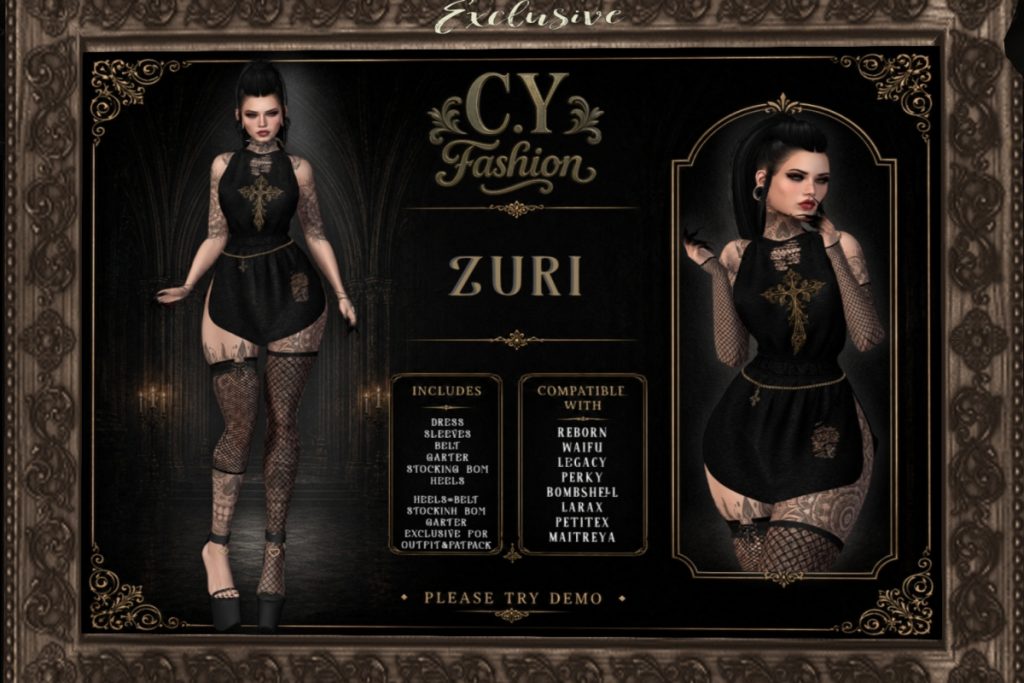 Zuri Dress - Legacy/MaitreyaX/Reborn/+mods, L$199