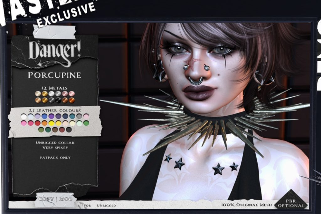 Porcupine Collar, L$99