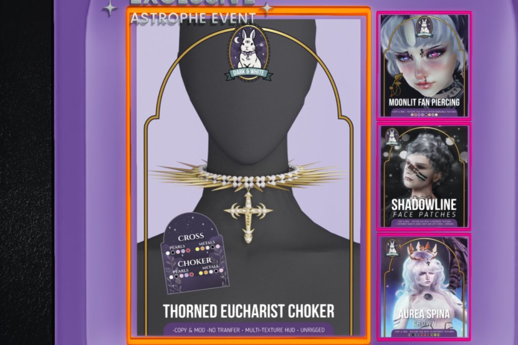 Thorned Eucharist Choker, L$199