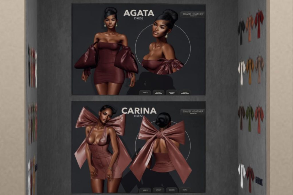 Agata Dress &amp; Carina Dress - Inithium/Legacy/MaitreyaX/Reborn, L$288 each/L$2088 each FP