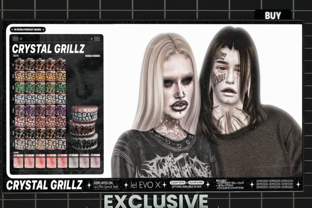 Crystal Grillz - EvoX, L$349