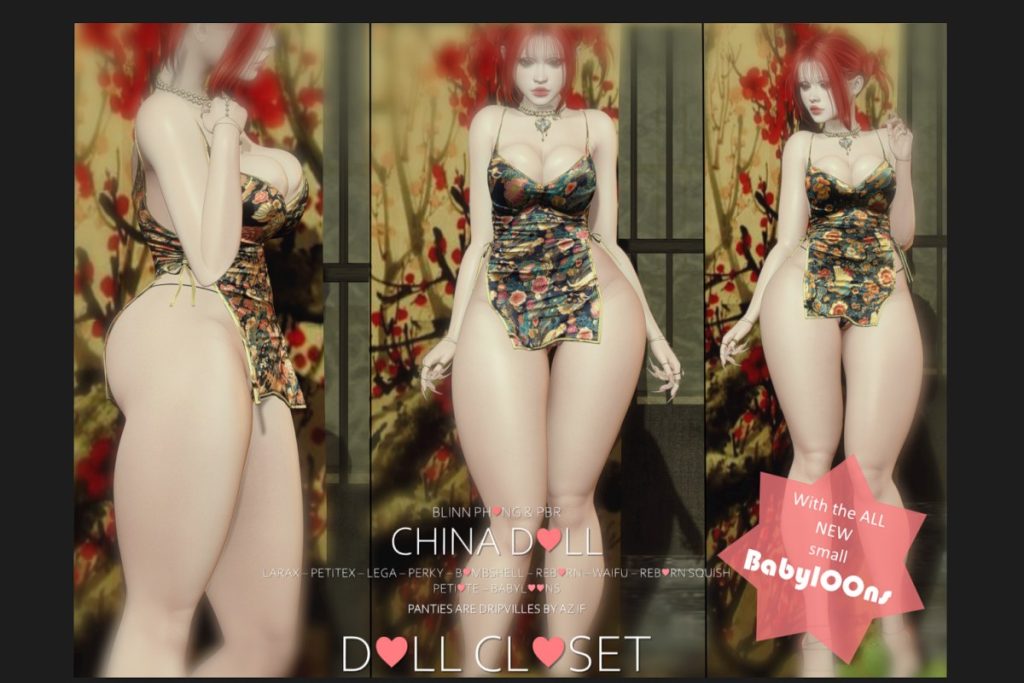 China Girl - Legacy/MaitreyaX/Nhumana/Reborn/+mods, L$699 each/L$1999 FP