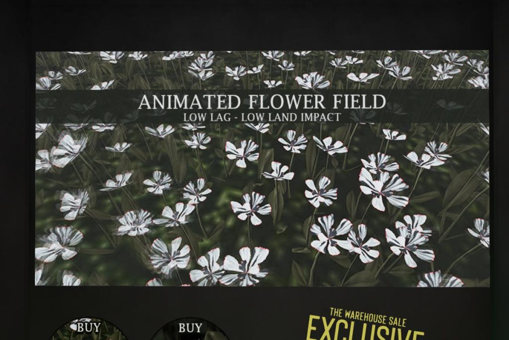 Animated Flower Field, L$225
