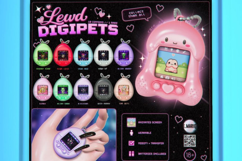 Lewd Digipets, L$69 per play