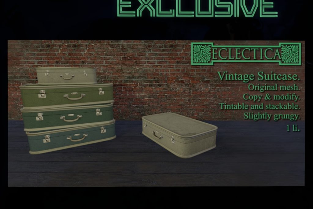 Vintage Suitcase, L$75