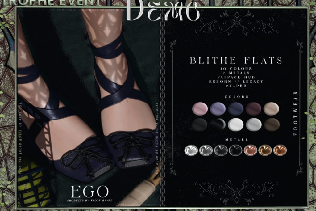 Blithe Flats - Legacy/Reborn, L$399 each/L$999 FP