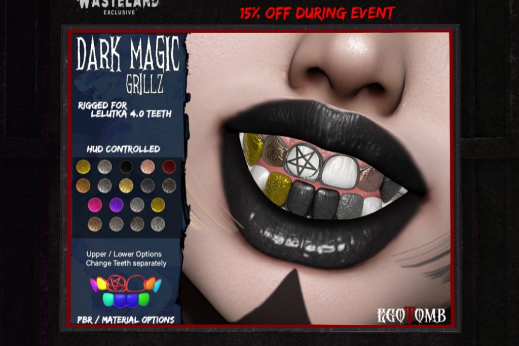 Dark Magic Grillz - EvoX, L$299