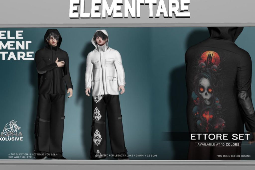 Ettore Set - CZ Slim/Gianni/Jake/Legacy, L$250 each/L$950 each FP